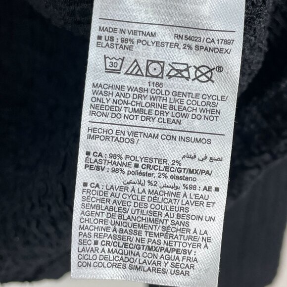 NEW Old Navy Womens Plus 3X Black Textured Long Sleeve Shirt Stretch Top - Picture 4 of 10